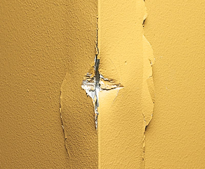 Damaged Corner
